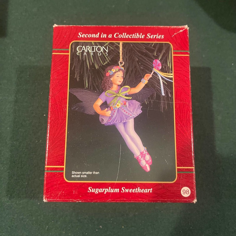 Carlton Cards Ornament Sugarplum Sweetheart Christmas Second Collectible Series